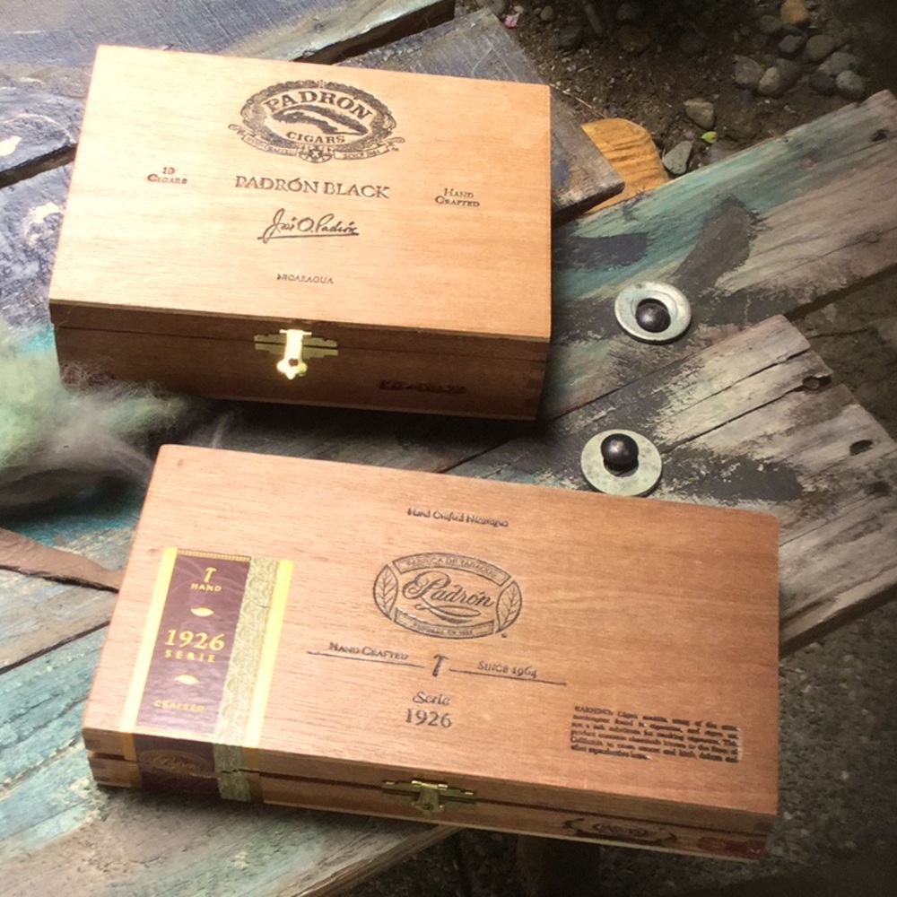 Pardon empty cigar boxes Upcycle sustainable craft storage man cave farmer’s